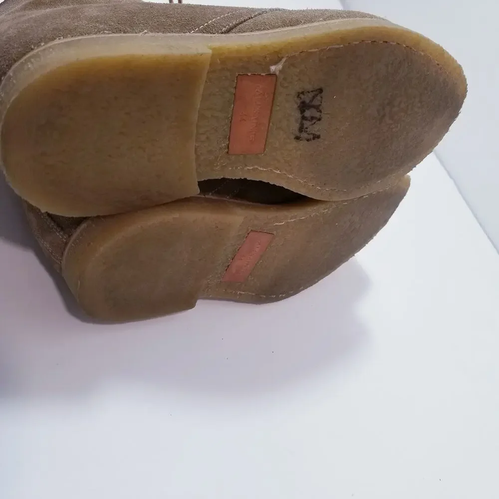 All Saints Men size 44  Brown Suede Leather Chukka Boots